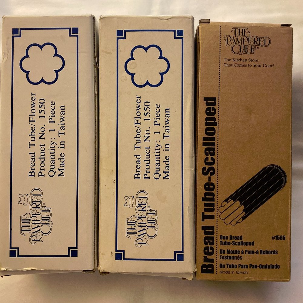 Pampered Chef ~ Valtrompia Flower Bread Tubes